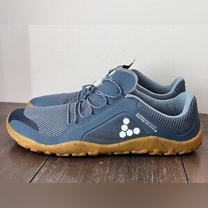 Vivo Barefoot Navy and Tan Athletic Shoes